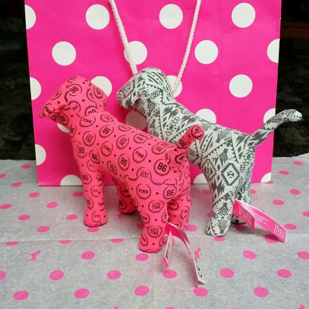 COPY - VS PINK Aztec & 86 Logo Mini Dog Set
